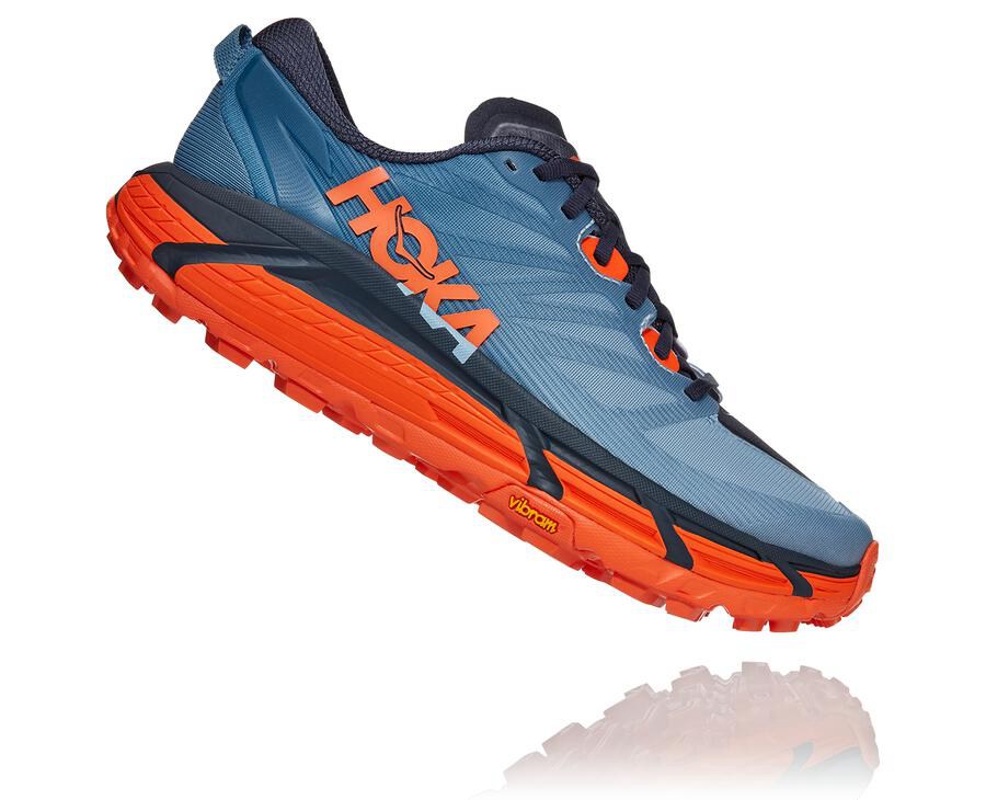 Hoka One One Trailove Tenisky Panske Modre - Mafate Speed 3 - 94860-TJNR